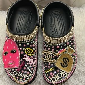 Blinged out Crocs